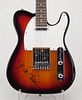 Fender Telecaster guitar signed by Johnny Cash