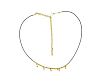 H. Stern 18k Gold Bird Charm Leather Cord Necklace