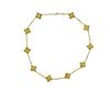 Van Cleef &amp; Arpels Vintage Alhambra 18k Gold Necklace