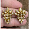 18K Yellow Gold 2.50 Ct. Diamond Earrings