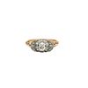 Antique Engagement Ring in 18k Gold & Platinum