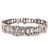 Art Deco Platinum 10.50 Ct. Diamond Bracelet