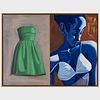 David Salle (b. 1952): Blue Girl