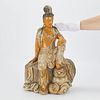 Large Important Soapstone Guanyin Ex. Prince Duan