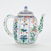 18th c. Chinese Famille Verte Porcelain Teapot