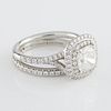 Tiffany & Co "Soleste" Diamond & Platinum Ring Set