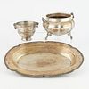 3 18th/19th c. Antique Silver Objects