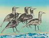 Kenojuak Ashevak "Attentive Birds" Print 1992