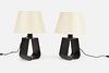 Christian Liaigre, 'Bocca' Table Lamps (2)