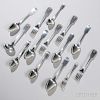 Fourteen Pieces of Coin and Sterling Silver Flatware