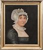 Ethan Greenwood (Massachusetts, 1779-1856)    Portrait of a Woman with a Bonnet