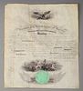 James Buchanan Signed 1860 Naval Commission