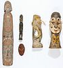 Group of 5 Oceanic Artifacts