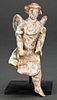 Endearing Winged Figure Painted Terracotta Antiquity