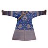 Chinese Qing Dynasty Silk Imperial Dragon Robe