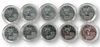(10) French Silver 100 Francs Coins