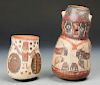 2 Pre Columbian Tiahuanaco Culture Vessels