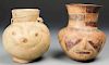 2 Pre Columbian Chancay Culture Jars