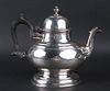 Queen Anne Silver Oval Teapot