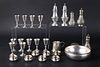 Eleven Small Sterling Silver Sherry Cups
