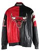 Michael Jordan Signed Bulls Leather Jacket