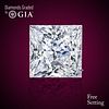 NO-RESERVE LOT: 1.50 ct, F/IF, Princess cut GIA Graded Diamond. Appraised Value: $48,300 