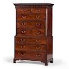 English Chippendale Chest on Chest