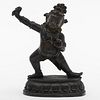 Tibetan Bronze Figure of Vahrapani