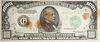 U.S. CURRENCY $1000 FEDERAL RESERVE NOTE, 1934