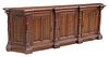 CONTINENTAL GOTHIC STYLE LINENFOLD SIDEBOARD