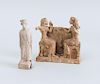 TWO ANCIENT TERRACOTTA FIGURES
