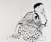 David Hockney, (British, b. 1937), Celia in an Armchair, 1980