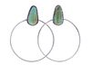 Navajo Louise Kee Silver & Turquoise Earrings
