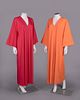 TWO IDENTICAL HALSTON CAFTANS, USA, 1980s