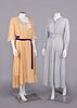 TWO COTTON OR SILK DAY DRESSES, 1913-1916