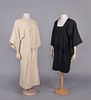 ONE EMBROIDERED KIMONO & ONE KIMONO STYLE DRESS, 1930s