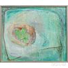 Anne Everett (American, 1943-2013) Painting      Green Apples