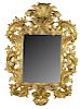 Antique Italian Florentine gold leaf mirror