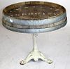 French wine barrel end bistro table