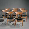 Eight Dining Chairs Attributed to Hans Wegner