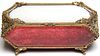 Louis XVI-Style Gilt-Metal & Glass Jewelry Box