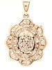 14k Gold & Diamond Necklace Pendant