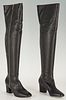 Hermes Norfolk Over-the-Knee Black Boots