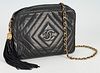 Vintage Chanel Black Quilted Lambskin Bag