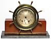 Seth Thomas "Mayflower 3" Ships Bell Mantel Clock