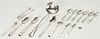 Assorted Silver Flatware incl. 6 Sheaf of Wheat Spoons & Tetard Freres, 15 pcs total
