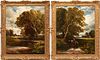 Edmund M. Wimperis, 2 Framed 19th C. Landscape Paintings
