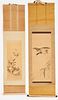 2 Asian Scroll Paintings, Ducks in Landscapes