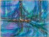 Leonardo Nierman Abstract Bridge Painting