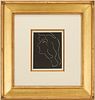 Henri Matisse Original Linocut, Les Miroirs Profonds / Pierre A Feu, 1947